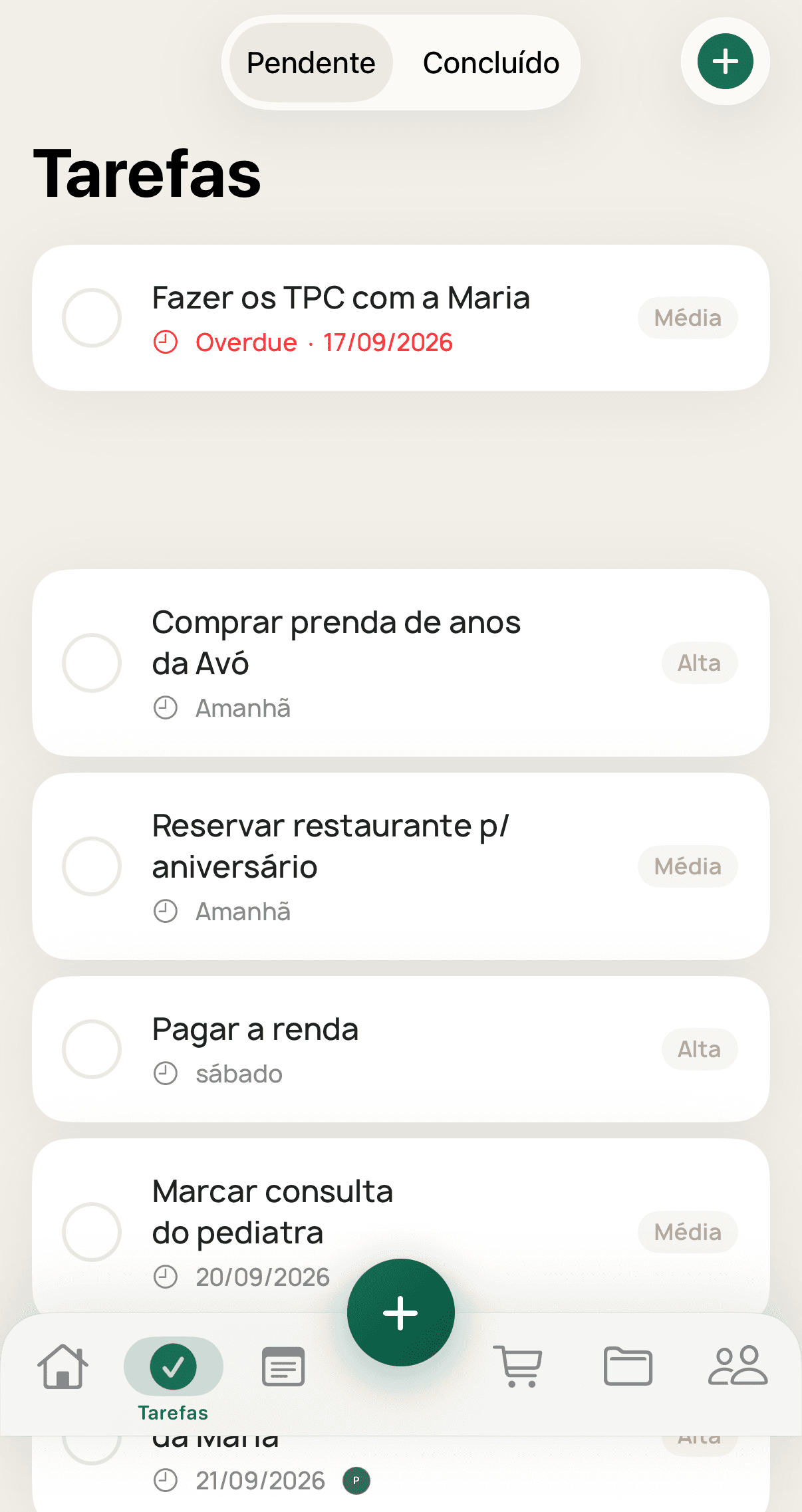 Tasks — who does what